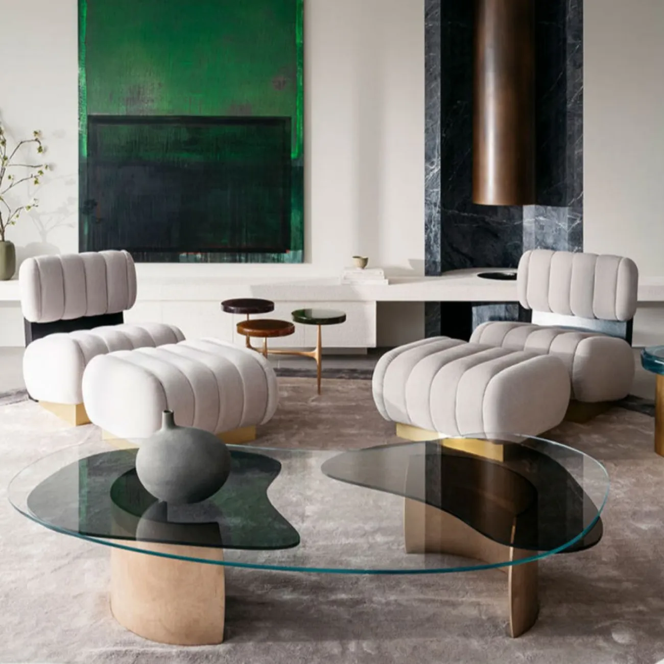 Практичный ковёр ART Design из лиоцеллы KV39353-32