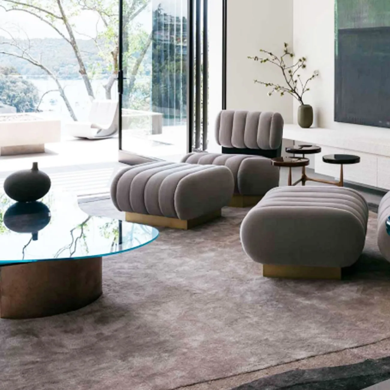 Практичный ковёр ART Design из лиоцеллы KV39353-32