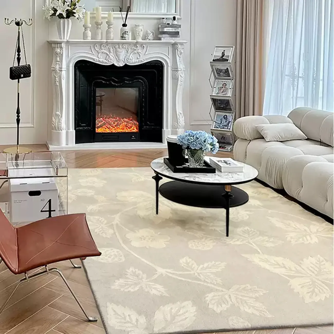 Роскошный ковёр ART Design из шерсти KV39354-32