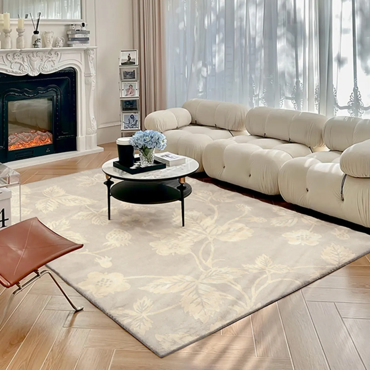 Роскошный ковёр ART Design из шерсти KV39354-32