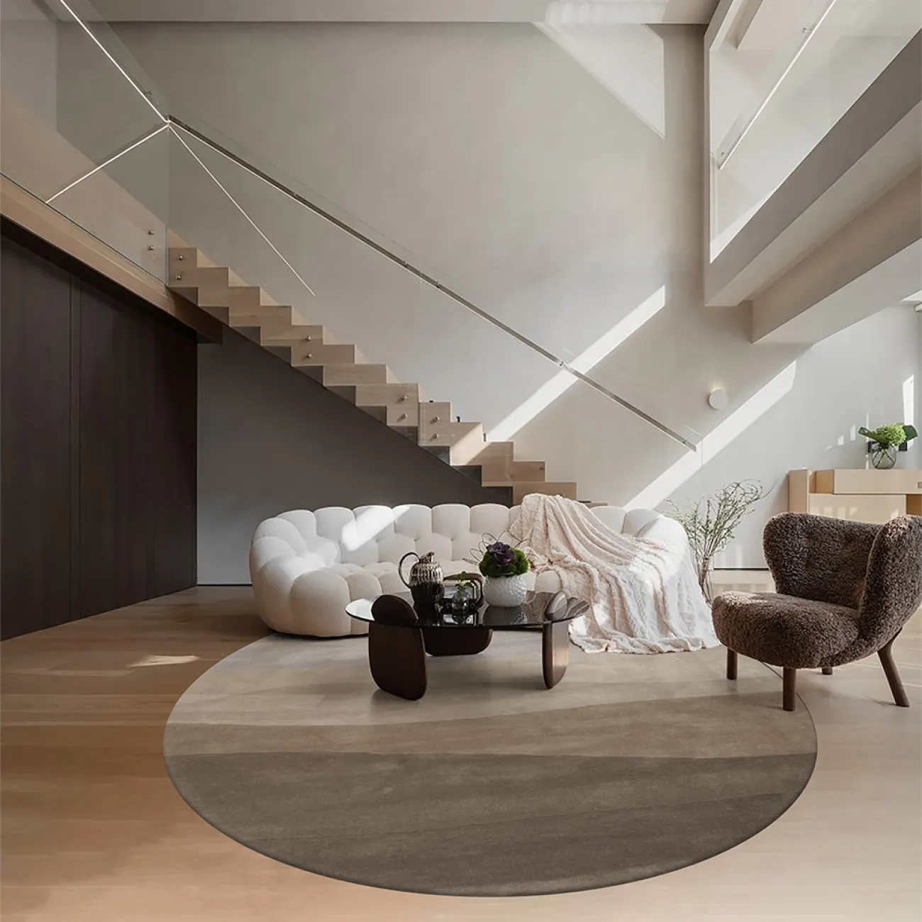 Практичный ковёр ART Design из шерсти KV39360-32