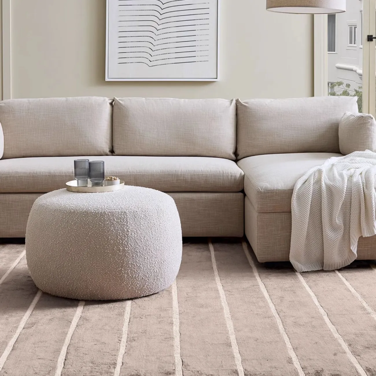 Шелковый ковёр ART Design из бамбука KV39361-32