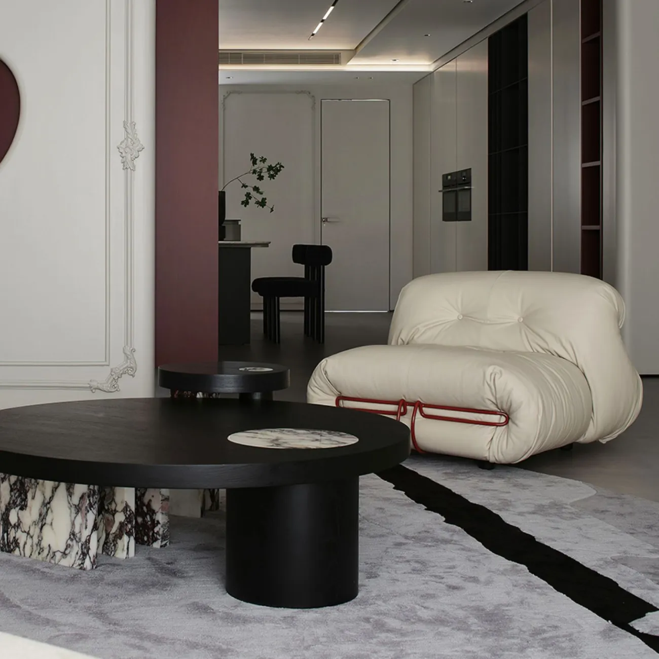 Практичный ковёр ART Design из шерсти KV39363-32