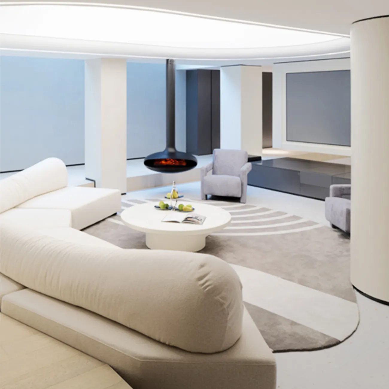 Практичный ковёр ART Design из шерсти KV39364-32