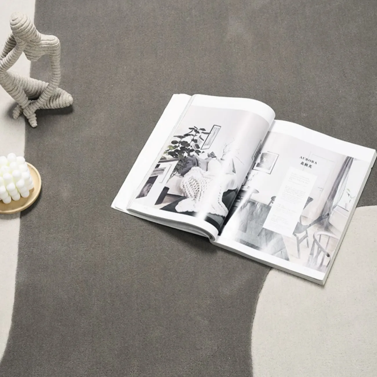 Практичный ковёр ART Design из шерсти KV39364-32