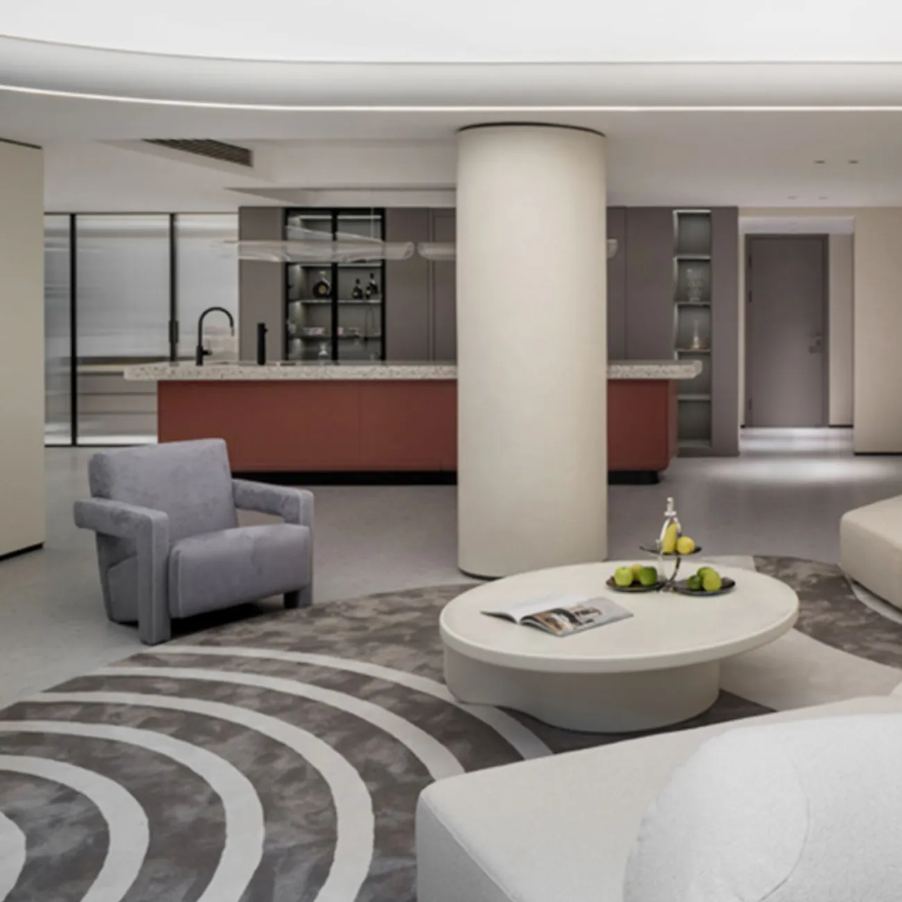 Практичный ковёр ART Design из шерсти KV39364-32