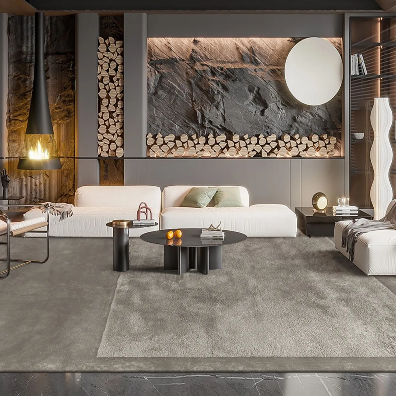 Практичный ковёр ART Design из шерсти KV39365-32