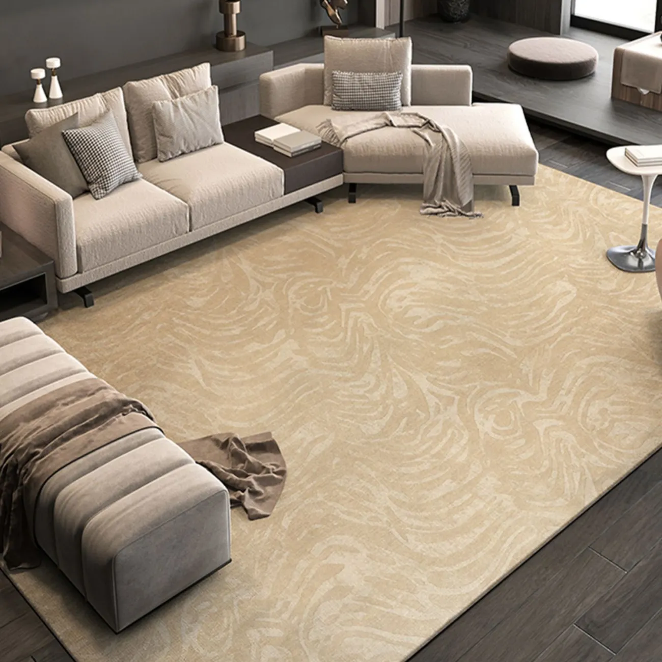 Практичный ковёр ART Design из лиоцеллы KV39366-32 Практичный ковёр ART Design из лиоцеллы KV39366-32