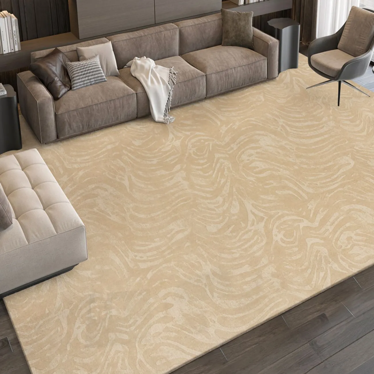 Практичный ковёр ART Design из лиоцеллы KV39366-32 Практичный ковёр ART Design из лиоцеллы KV39366-32