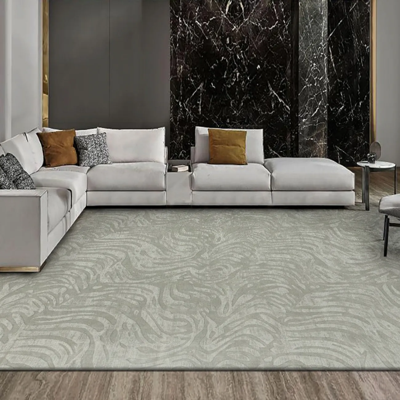 Практичный ковёр ART Design из лиоцеллы KV39366-32