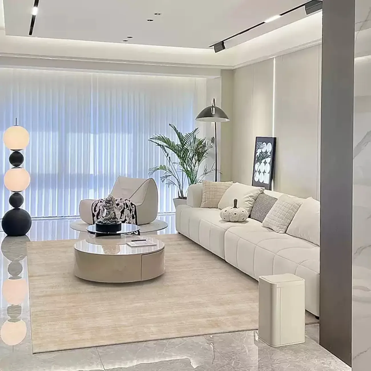 Однотонный ковёр ART Design из лиоцеллы KV39367-32