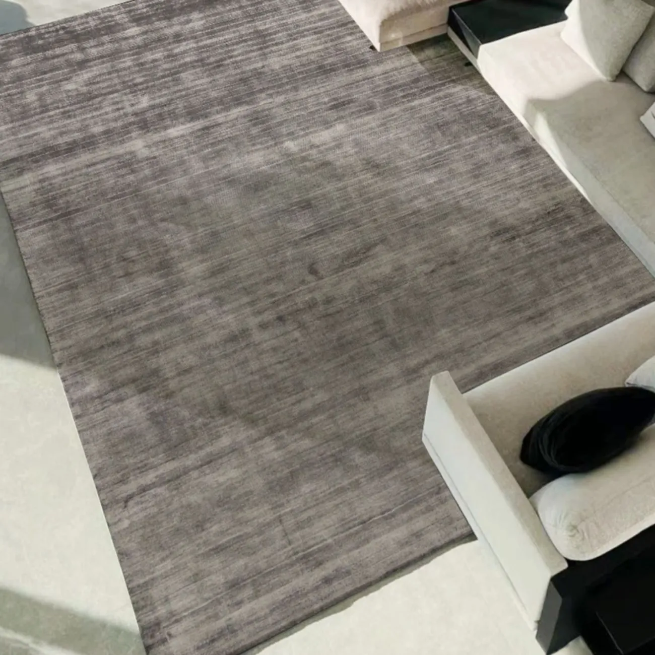 Однотонный ковёр ART Design из лиоцеллы KV39367-32