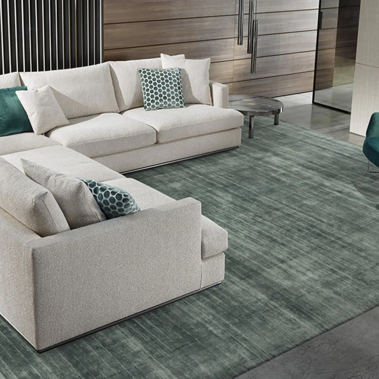 Однотонный ковёр ART Design из лиоцеллы KV39367-32