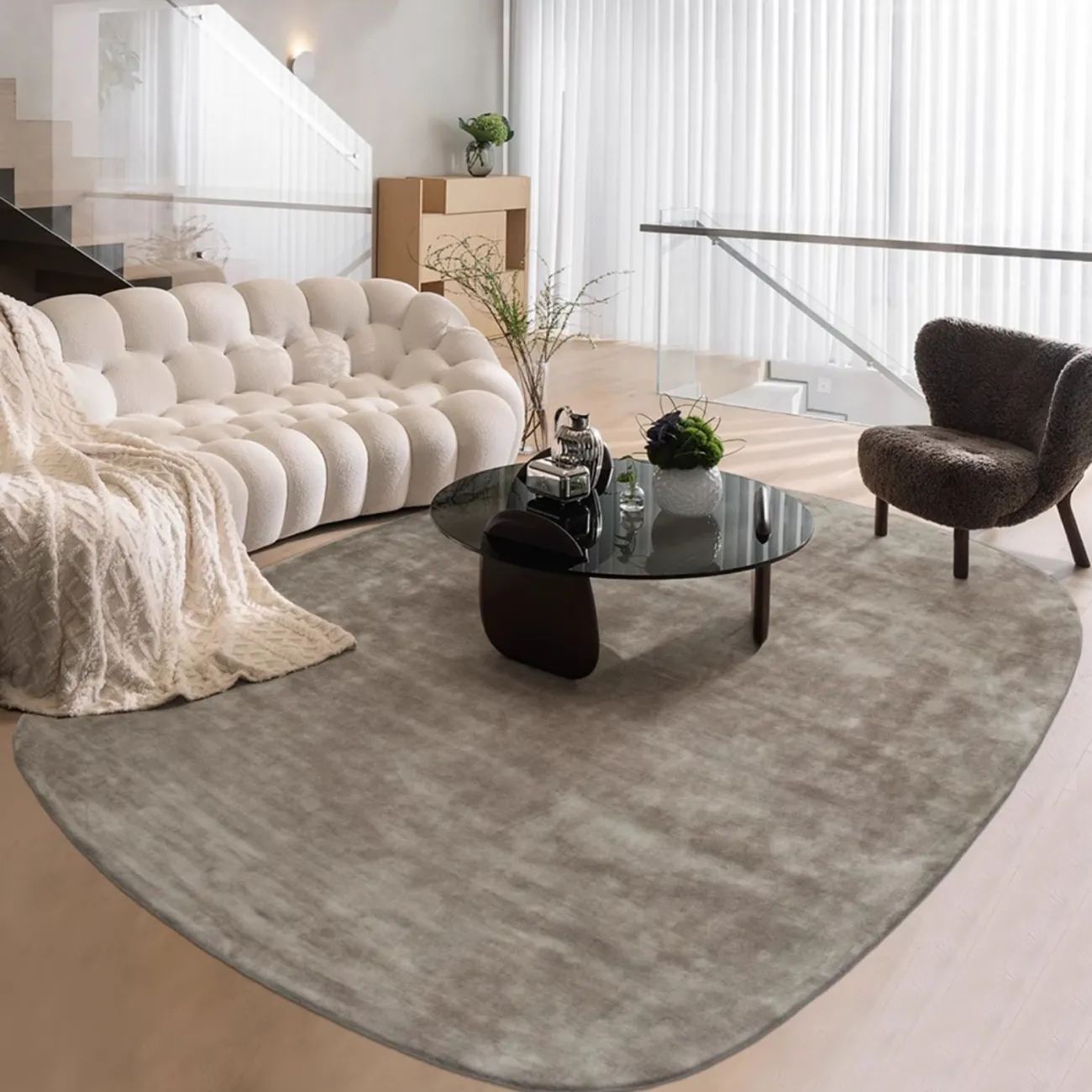 Практичный ковёр ART Design из шерсти KV39368-32