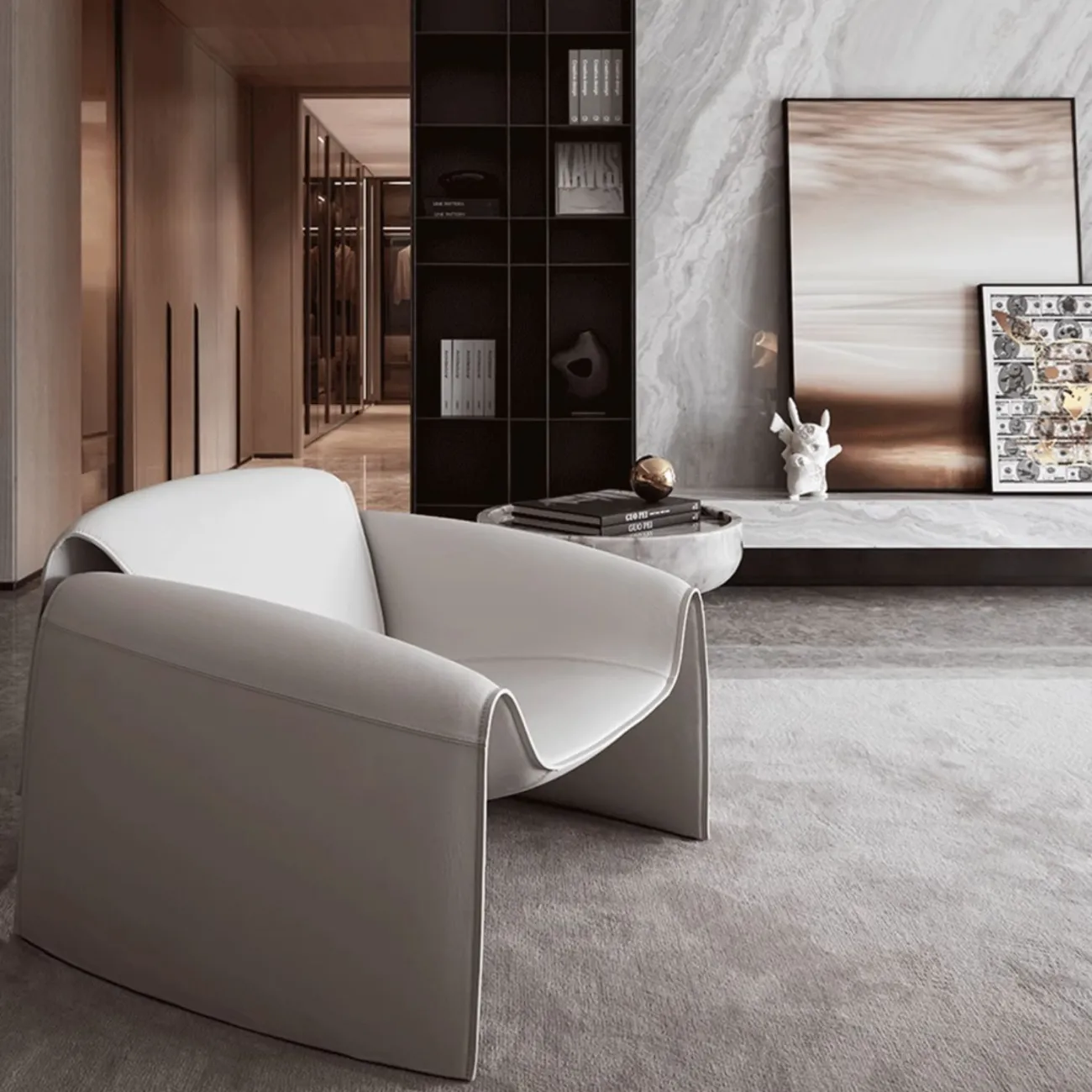 Тёплый ковёр ART Design из шерсти KV39369-32