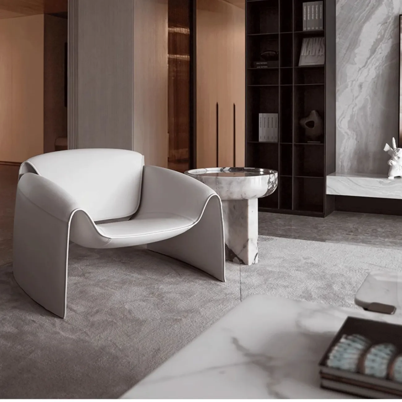 Тёплый ковёр ART Design из шерсти KV39369-32