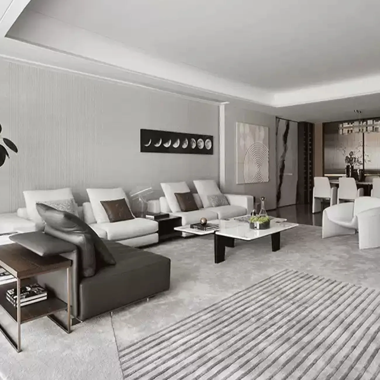 Тёплый ковёр ART Design из шерсти KV39369-32