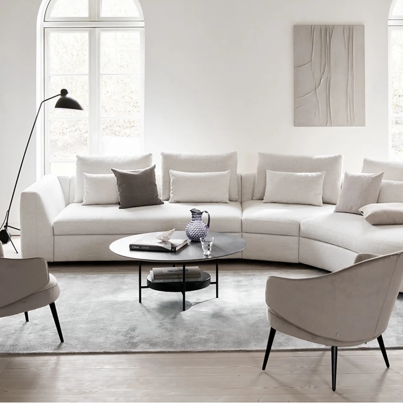 Тёплый ковёр ART Design из лиоцеллы KV39370-32