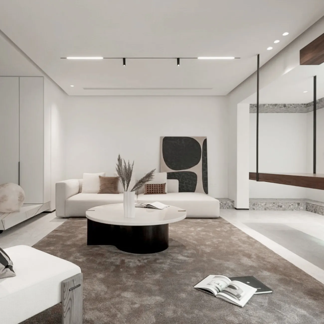 Тёплый ковёр ART Design из лиоцеллы KV39370-32