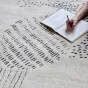 Современный стильный ковёр ART Design из шерсти KV39372-32