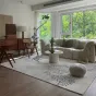 Современный стильный ковёр ART Design из шерсти KV39372-32
