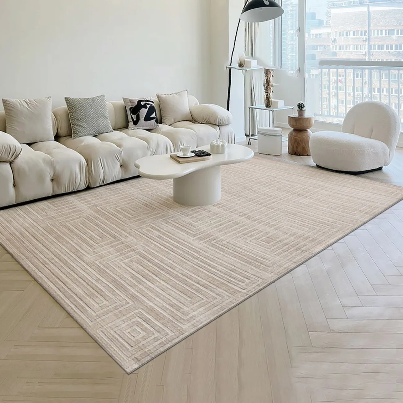 Тёплый ковёр ART Design из лиоцеллы KV39375-32