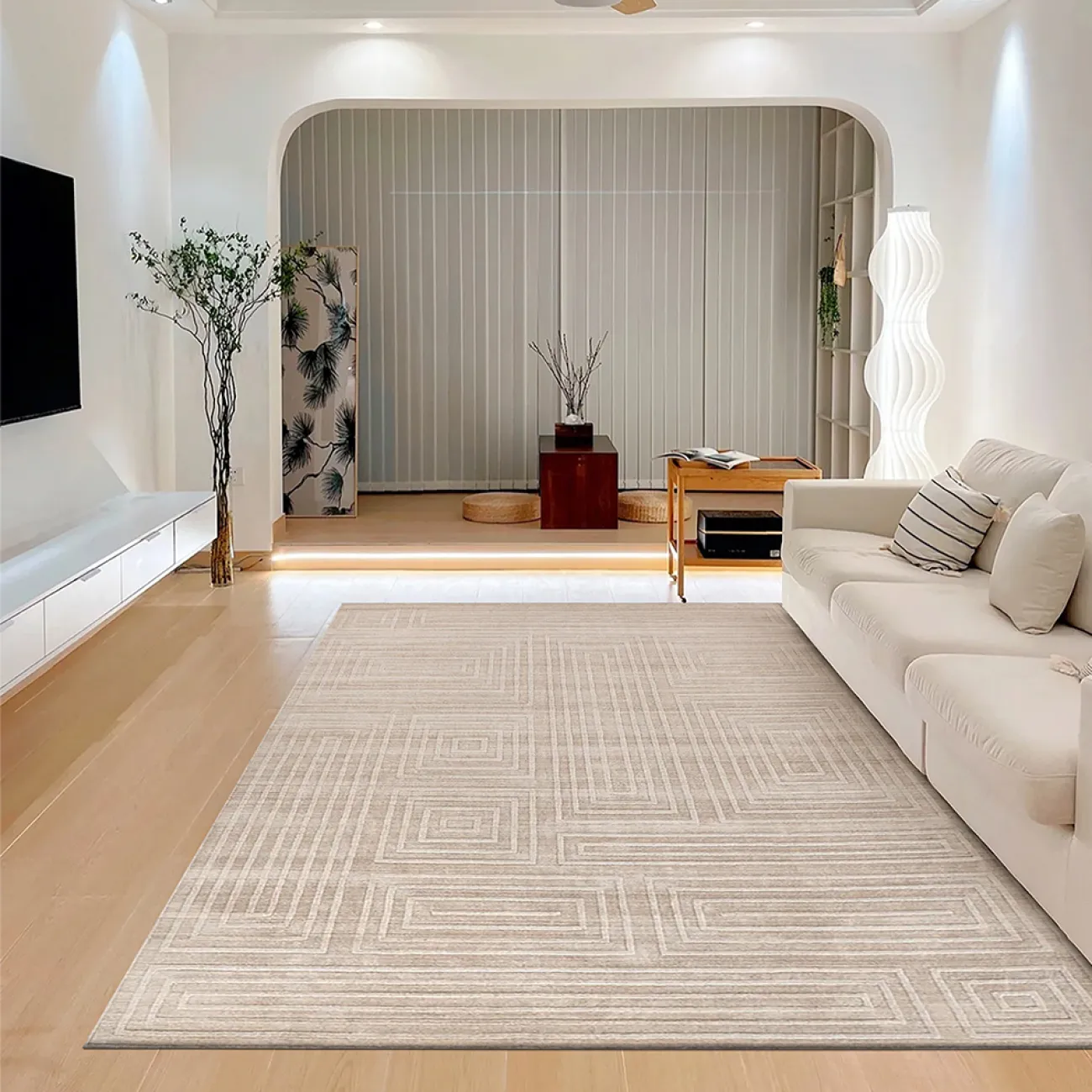 Тёплый ковёр ART Design из лиоцеллы KV39375-32