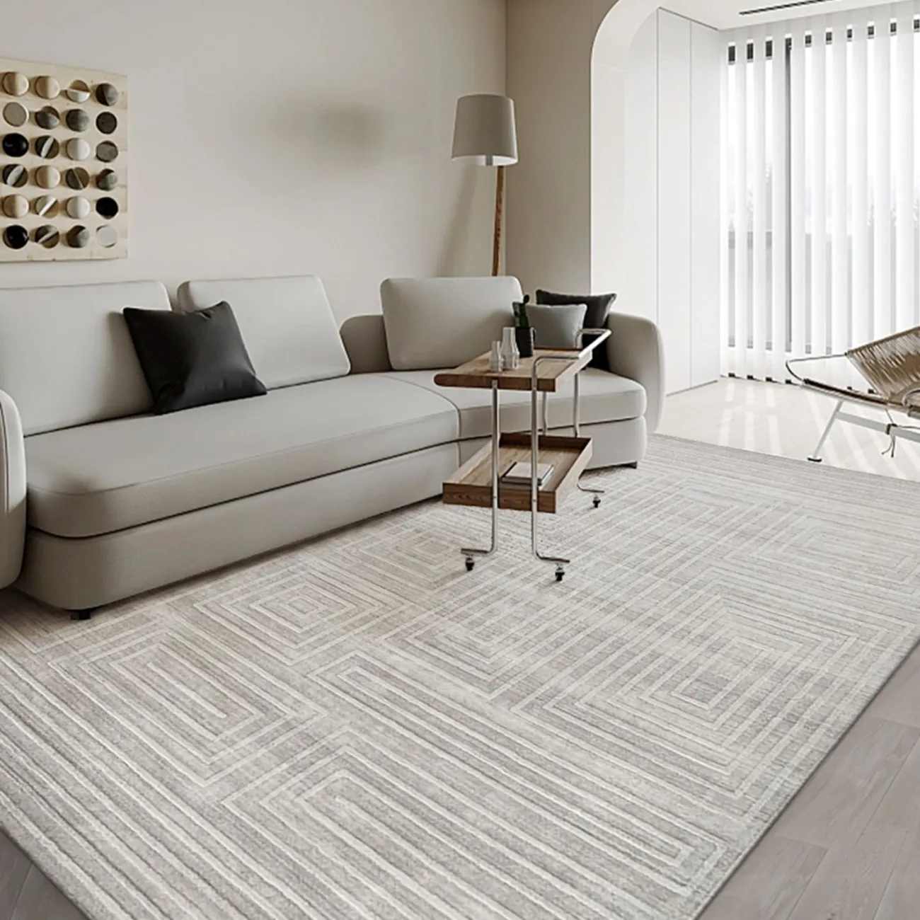 Тёплый ковёр ART Design из лиоцеллы KV39375-32