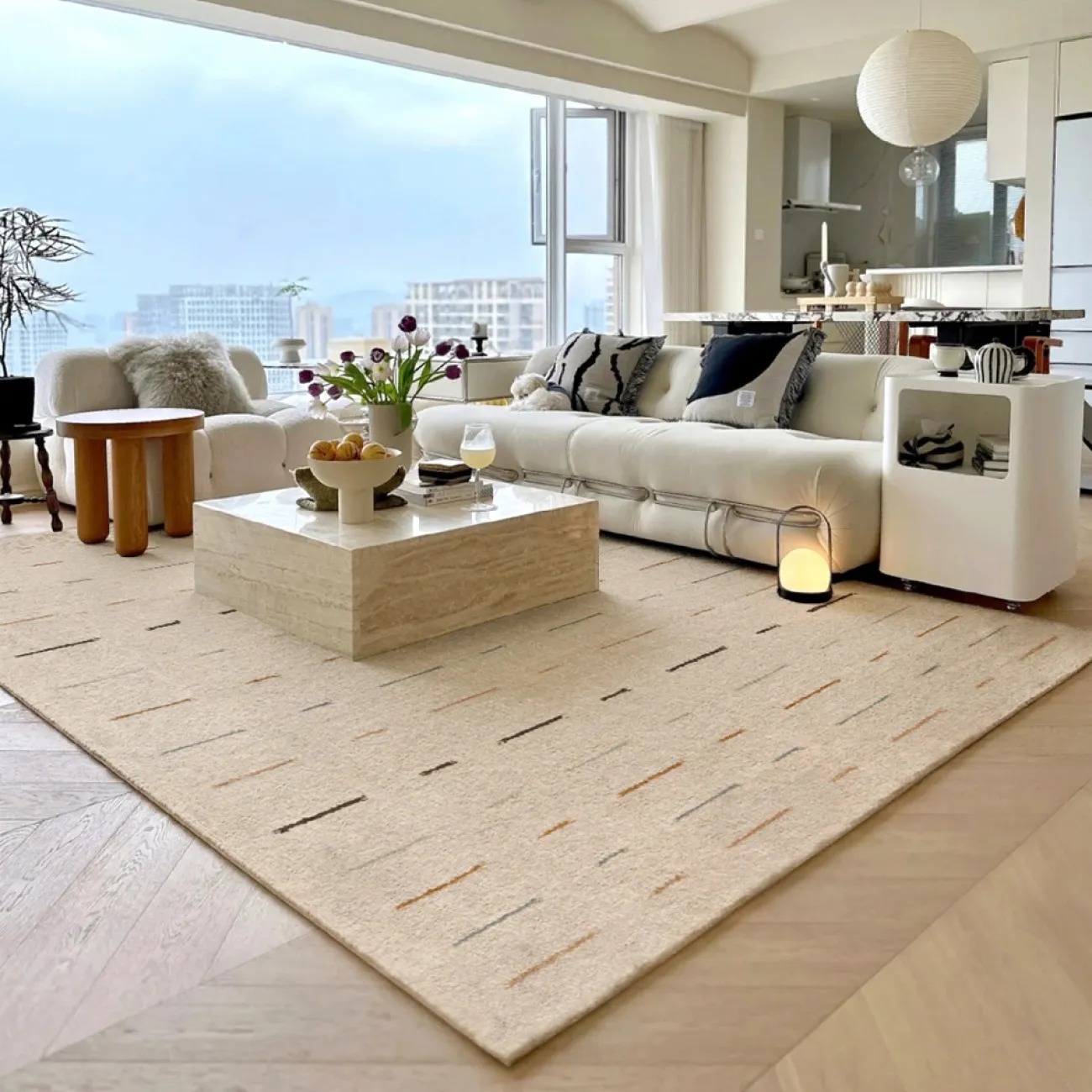 Тёплый ковёр ART Design из премиальной шерсти KV39380-32