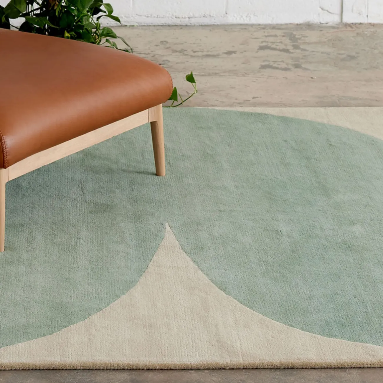 Тёплый ковёр ART Design из премиальной шерсти KV39381-32