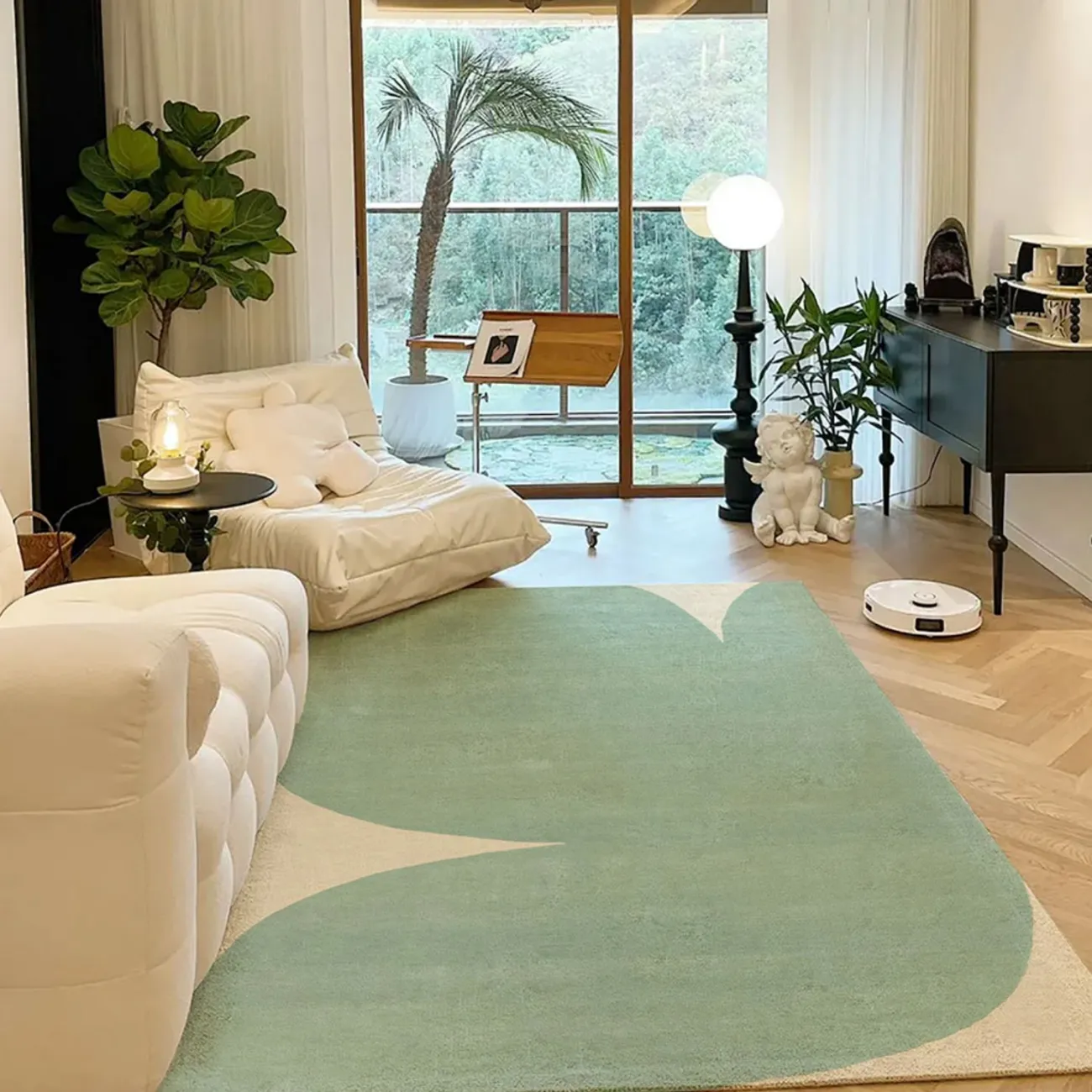 Тёплый ковёр ART Design из премиальной шерсти KV39381-32