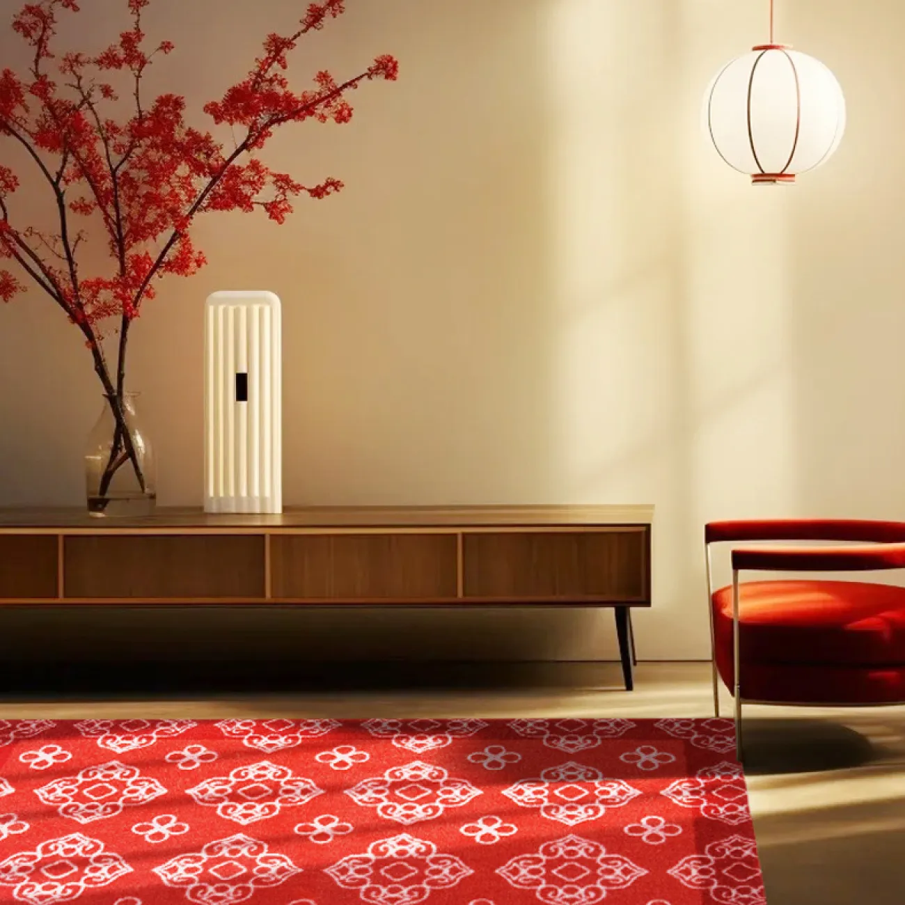 Яркий ковёр ART Design из нейлона KV39382-32