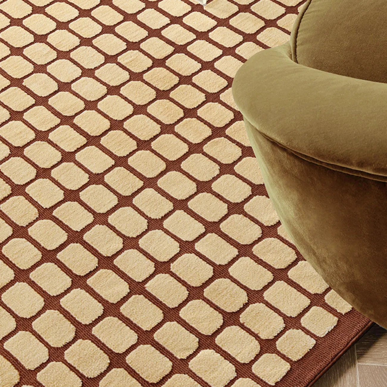 Практичный ковёр ART Design из полиэстера KV39383-32