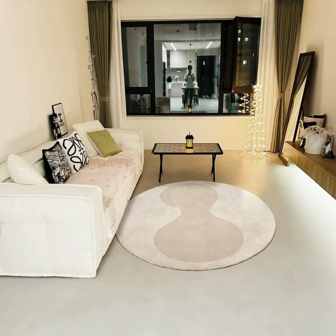 Тёплый ковёр ART Design из лиоцеллы KV39384-32