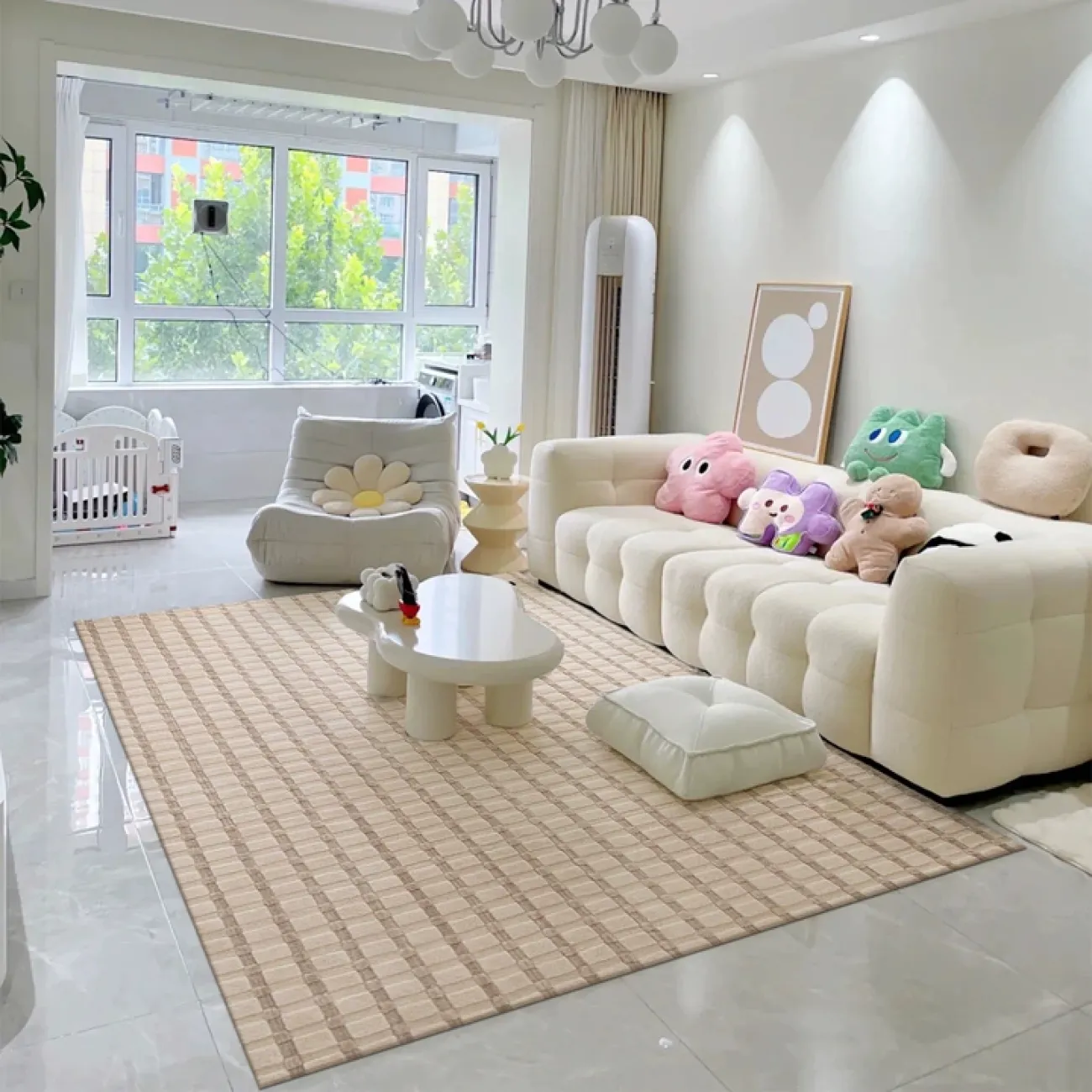 Практичный ковёр ART Design из качественной шерсти KV39385-32