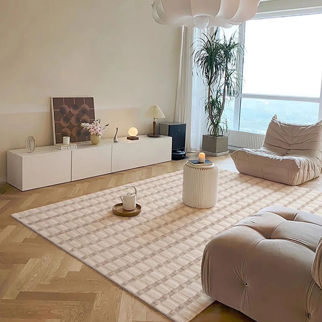 Практичный ковёр ART Design из качественной шерсти KV39385-32