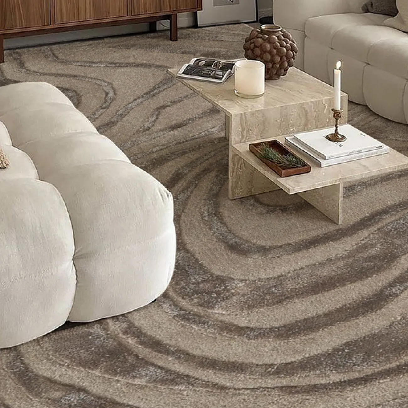 Практичный ковёр ART Design из качественной шерсти KV39386-32