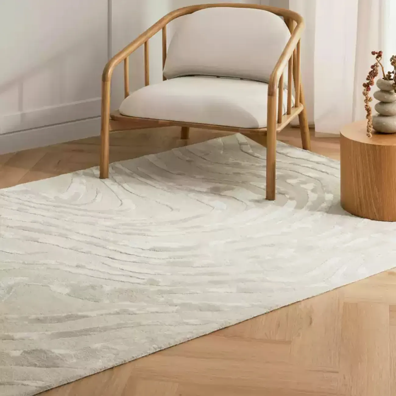 Практичный ковёр ART Design из качественной шерсти KV39386-32