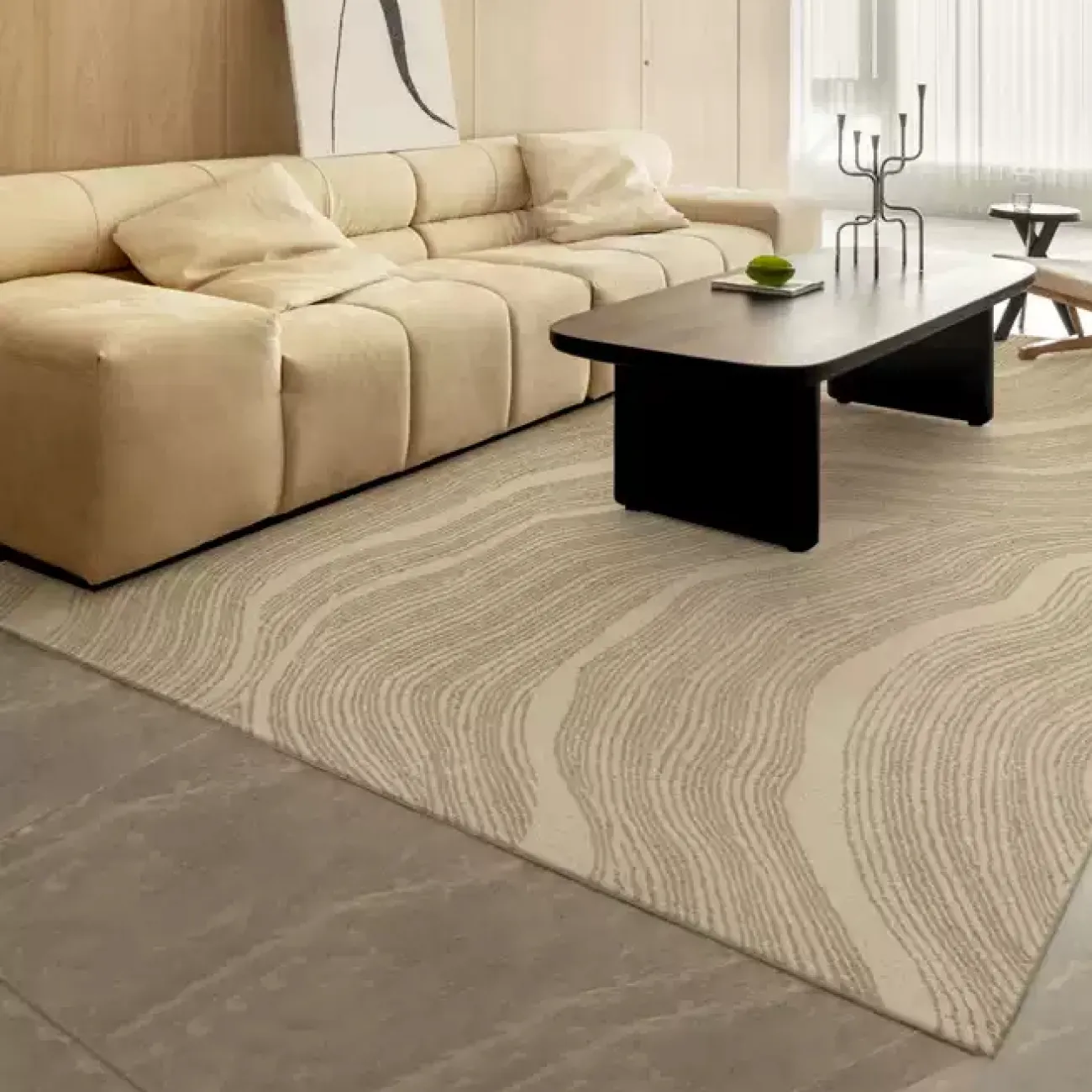 Практичный ковёр ART Design из качественной шерсти KV39388-32