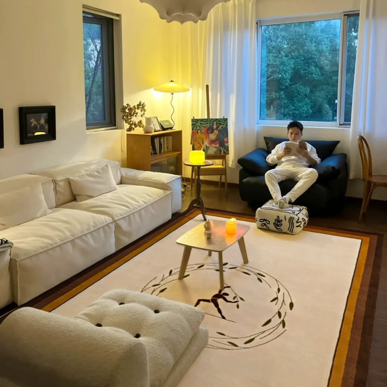 Роскошный ковёр "Греция" ART Design из премиальной шерсти KV39389-32