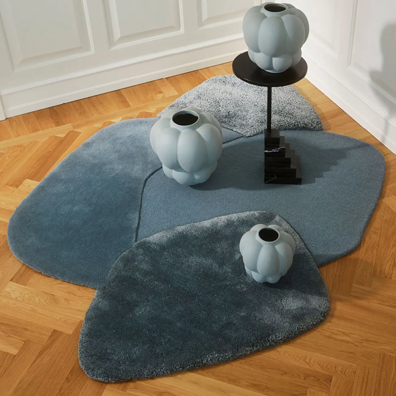  Оригинальный ковёр ART Design из шерсти и шёлка KV39389-32