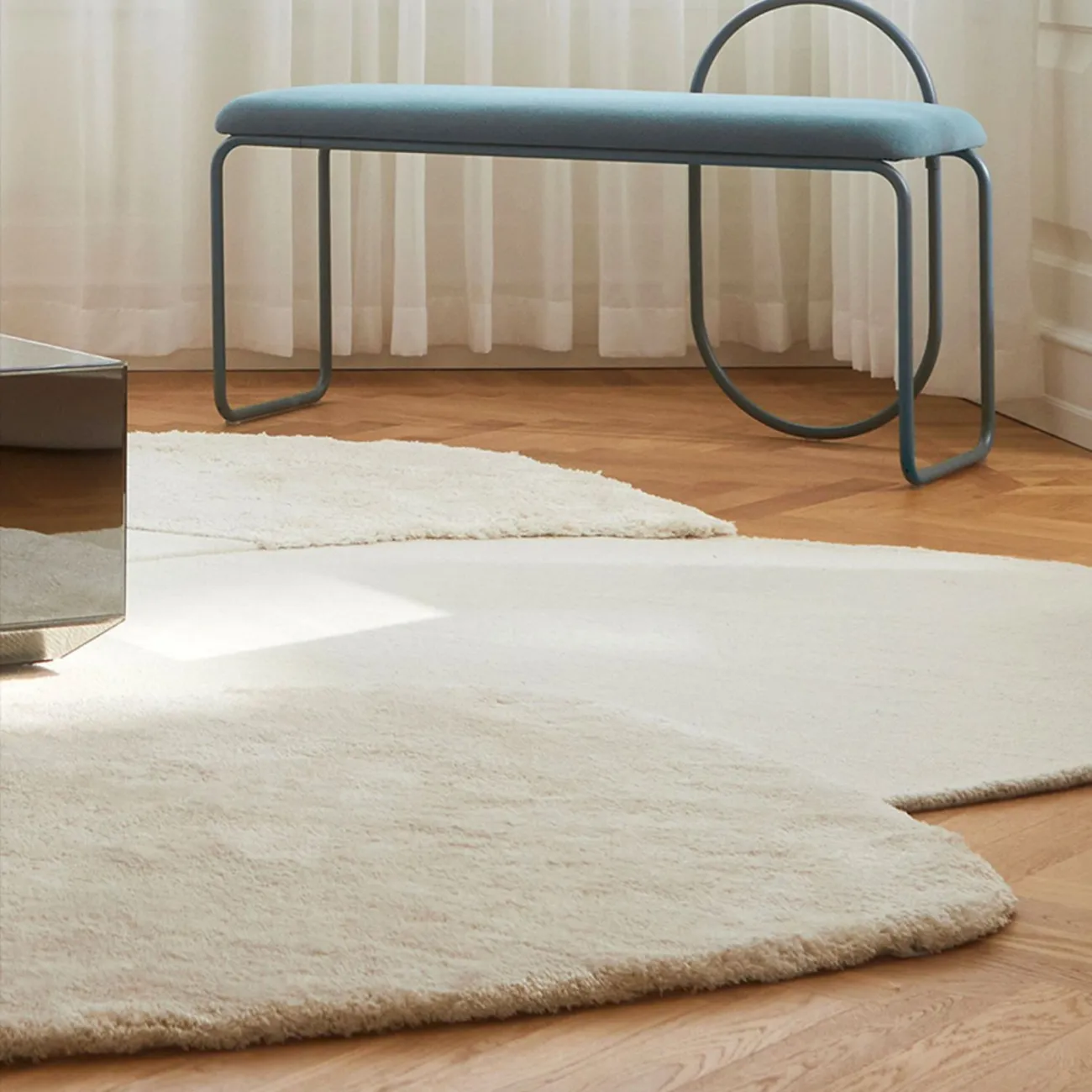  Оригинальный ковёр ART Design из шерсти и шёлка KV39389-32