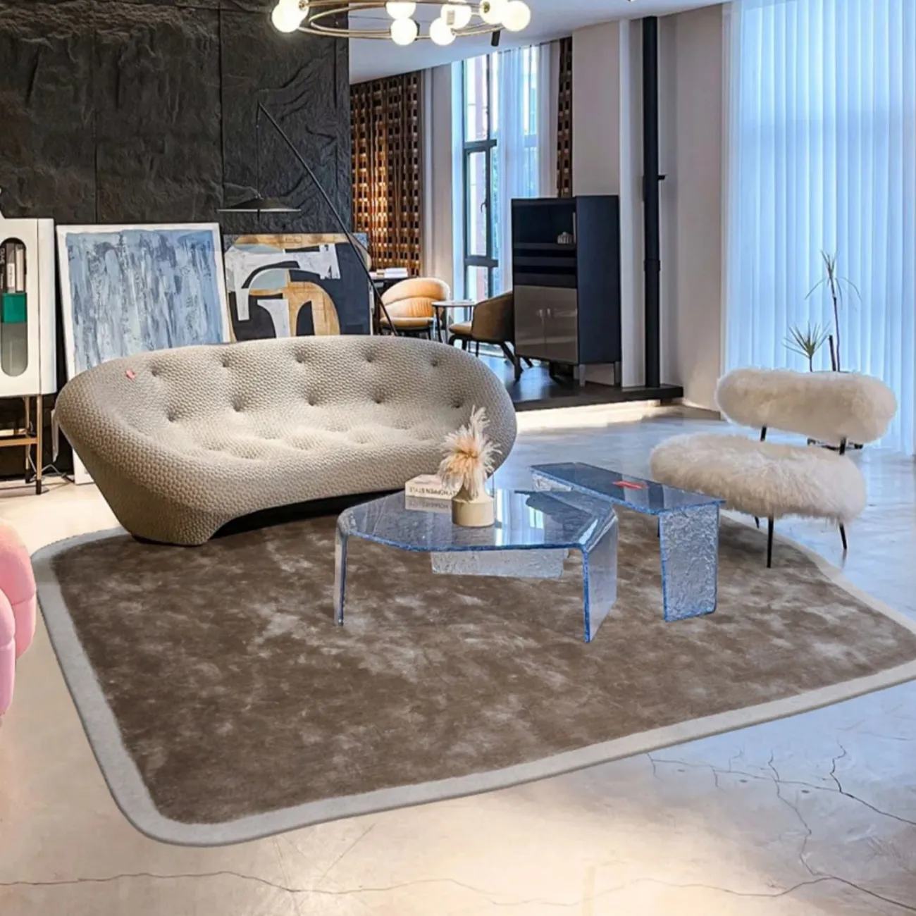 Оригинальный ковёр ART Design из лиоцеллы KV39394-32