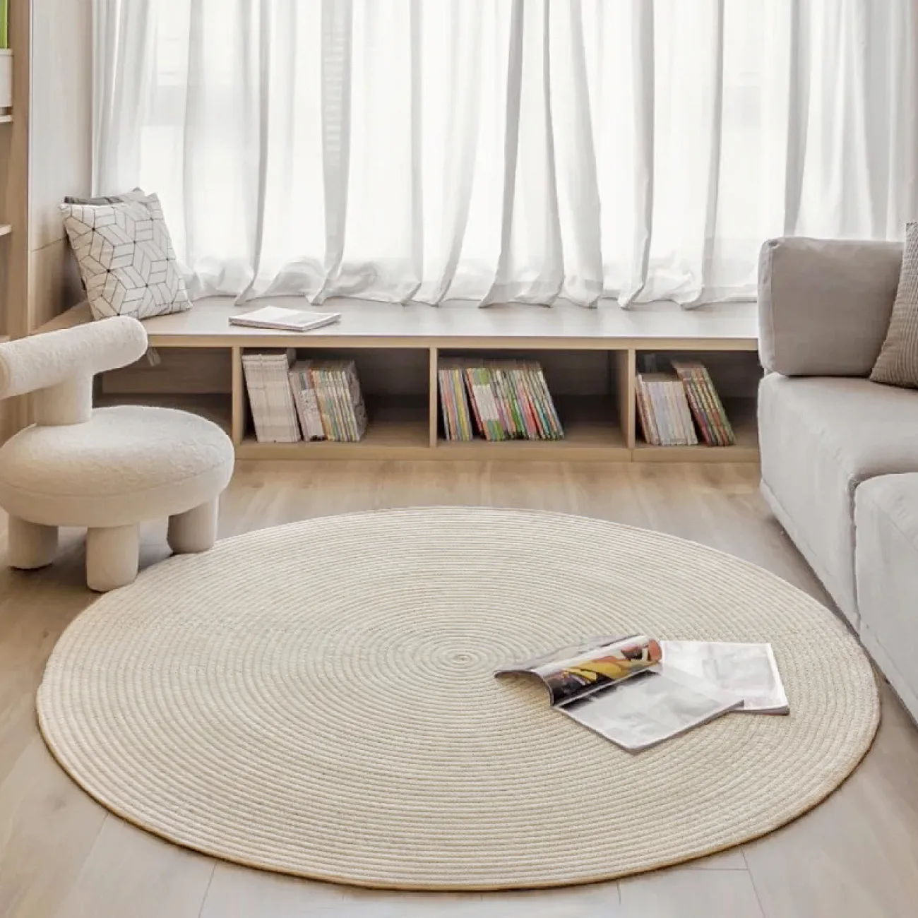 Тёплый ковёр ART Design из качественной шерсти KV39395-32