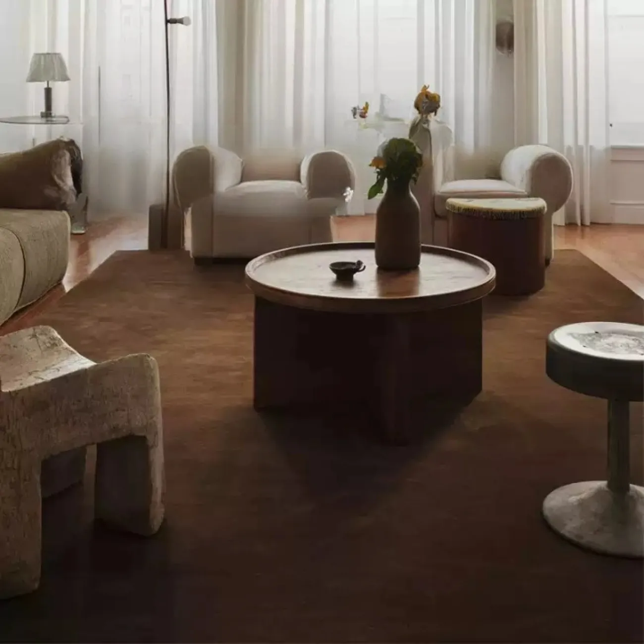 Практичный ковёр ART Design из лиоцеллы KV39401-32