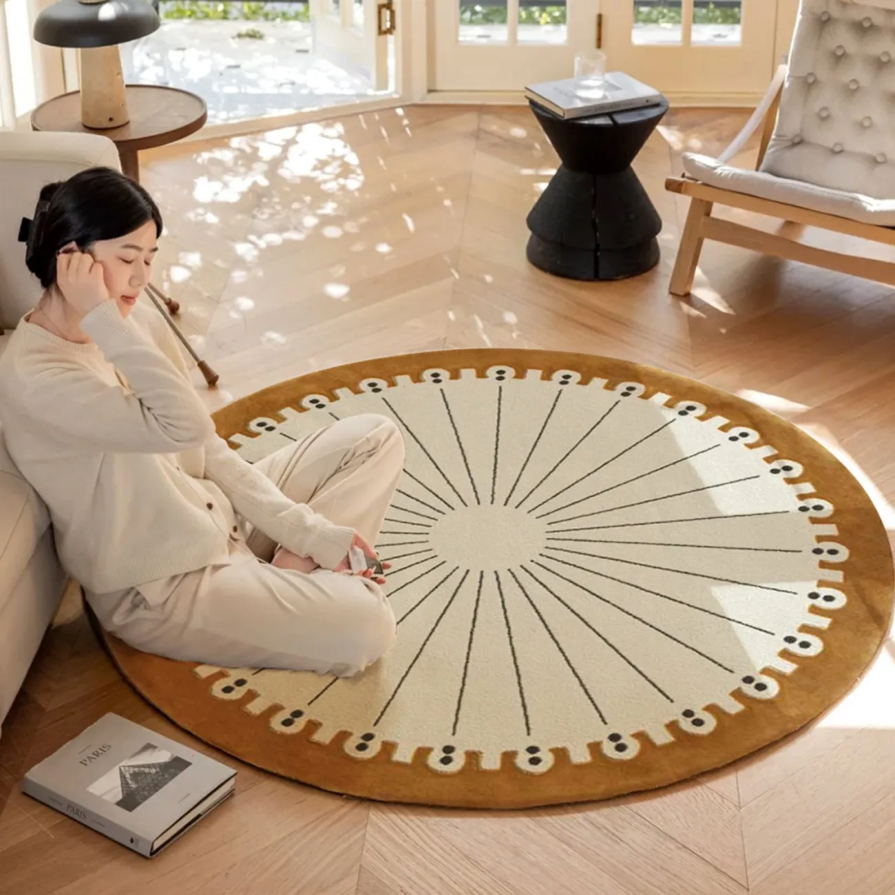 Тёплый ковёр ART Design из искусственной шерсти KV39402-32