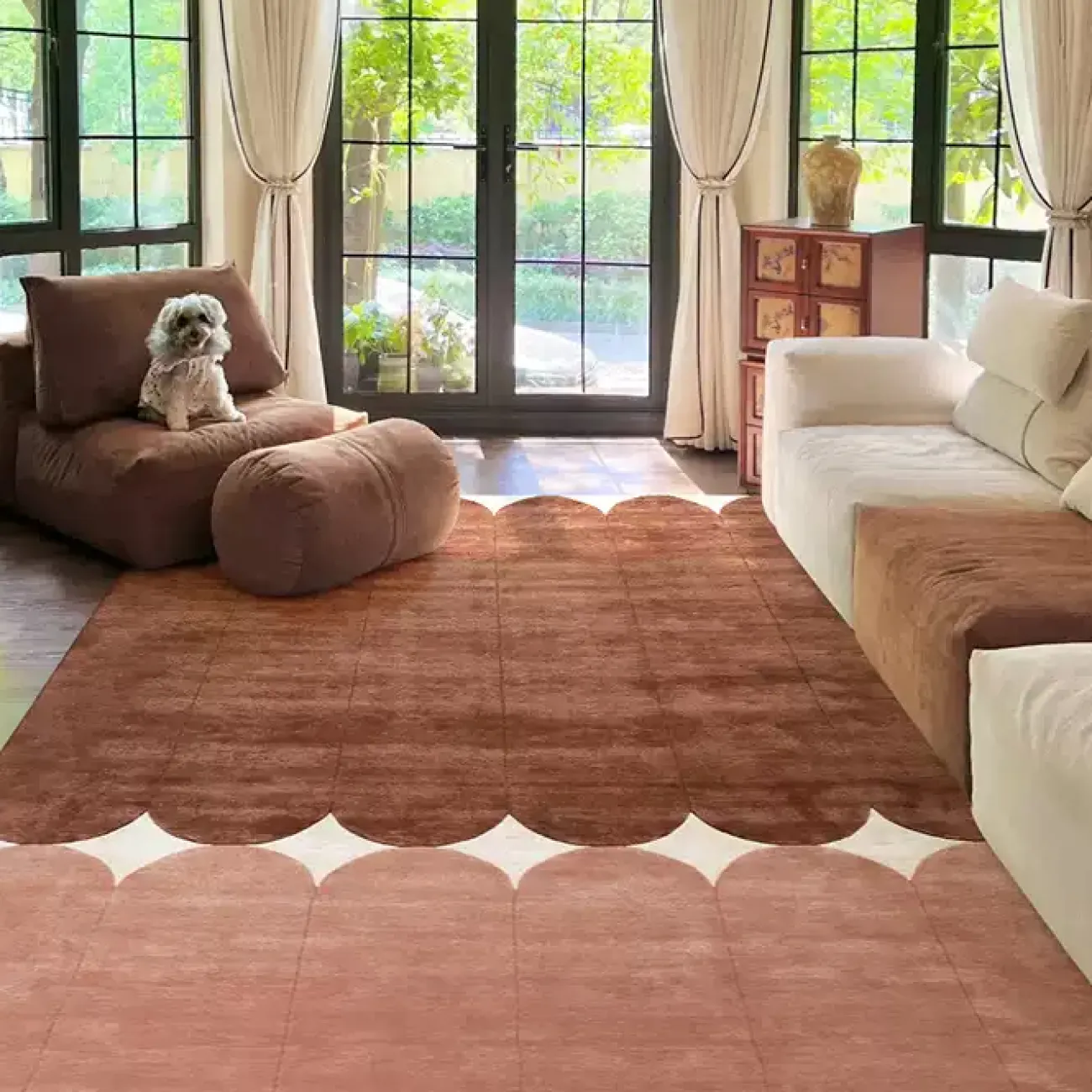 Практичный ковёр ART Design из мононити KV39404-32