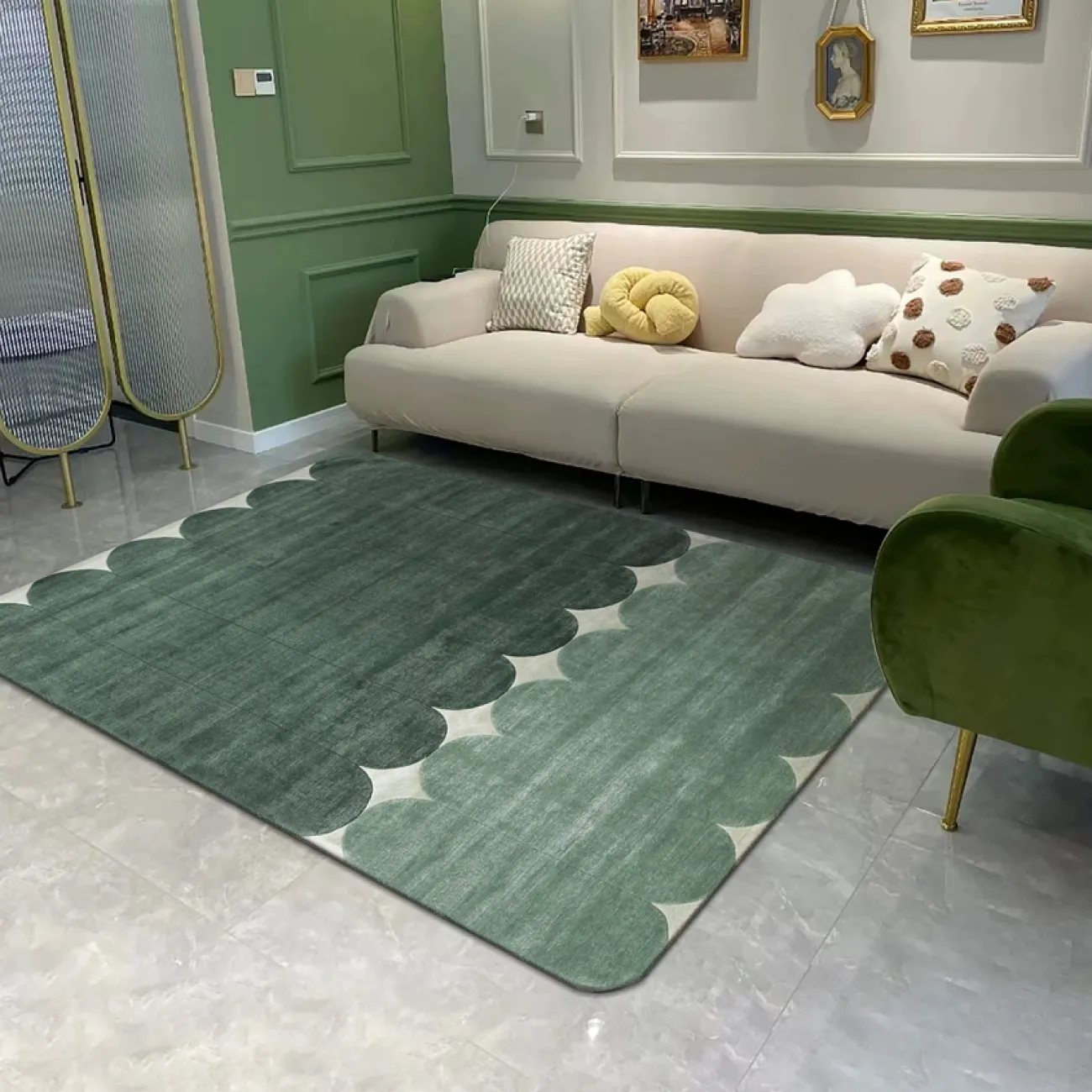 Практичный ковёр ART Design из мононити KV39404-32