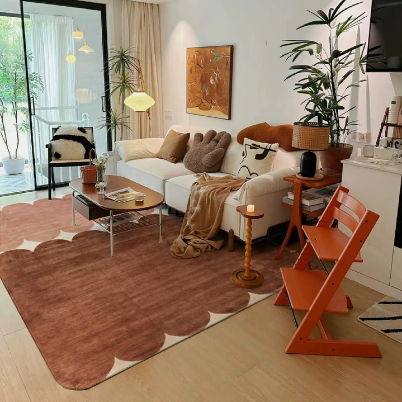 Практичный ковёр ART Design из мононити KV39404-32