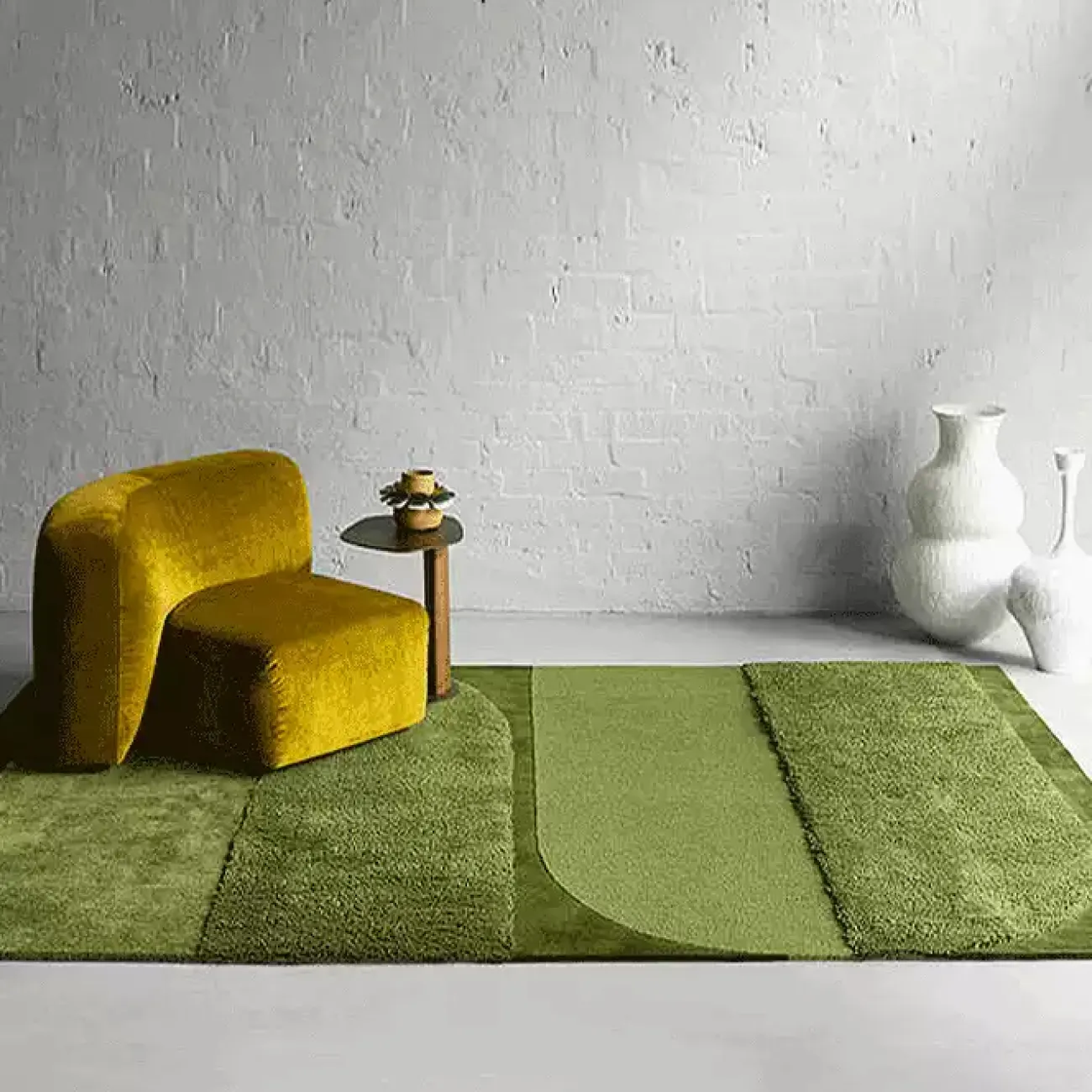 Элегантный ковёр ART Design из тенселя KV39406-32